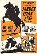 The Young Land 1959 movie poster Pat Wayne Dennis Hopper