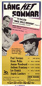 The Long Hot Summer 1958 movie poster Paul Newman Orson Welles Joanne Woodward Martin Ritt Writer: William Faulkner
