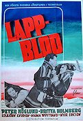 Lappblod 1948 movie poster Peter Höglund Britta Holmberg Kolbjörn Knudsen Ragnar Frisk Mountains