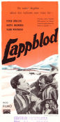 Lappblod 1948 movie poster Peter Höglund Britta Holmberg Kolbjörn Knudsen Ragnar Frisk Mountains