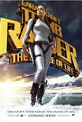 Lara Croft Tomb Raider The Cradle of Life 2003 movie poster Angelina Jolie Gerard Butler Chris Barrie Jan de Bont