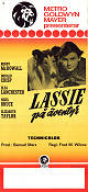 Lassie Come Home 1943 movie poster Roddy McDowall Elizabeth Taylor Donald Crisp May Whitty Fred M Wilcox Dogs
