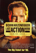 Last Action Hero 1993 movie poster Arnold Schwarzenegger F Murray Abraham Sharon Stone John McTiernan