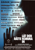 Let the Right One In 2008 movie poster Kåre Hedebrant Lina Leandersson Per Ragnar Tomas Alfredson