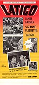 Latigo 1971 poster James Garner Suzanne Pleshette Jack Elam Burt Kennedy