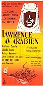 Lawrence of Arabia 1962 movie poster Alec Guinness Anthony Quinn Peter O´Toole Omar Sharif David Lean