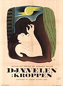 Le diable au corps 1949 movie poster Micheline Presle Artistic posters