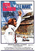 Le Mans 1971 movie poster Steve McQueen Siegfried Rauch Elga Andersen Louise Edlind Lee H Katzin Cars and racing Sports