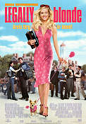 Legally Blonde 2001 movie poster Reese Witherspoon Luke Wilson Selma Blair Robert Luketic Dogs School Ladies