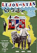 Lejon på stan 1959 movie poster Nils Poppe Ann-Marie Gyllenspetz Gösta Folke Cats