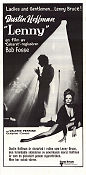 Lenny 1974 movie poster Dustin Hoffman Valerie Perrine Bob Fosse Find more: Lenny Bruce