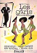 Les Girls 1957 movie poster Gene Kelly Mitzi Gaynor Musicals