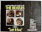 Let It Be 1970 movie poster Beatles Rock and pop