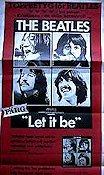 Let It Be 1970 movie poster Beatles Rock and pop