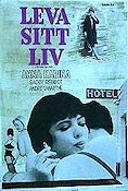 Vivre sa vie 1963 movie poster Anna Karina Jean-Luc Godard