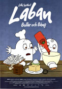 Lilla spöket Laban Bullar och bång 2009 movie poster Maria Lundqvist Lasse Persson Writer: Inger och Lasse Sandberg Animation Food and drink