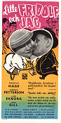 Lille Fridolf och jag 1957 movie poster Douglas Håge Hjördis Petterson Lars Ekborg Inga Gill Torgny Anderberg Find more: Lilla Fridolf From comics