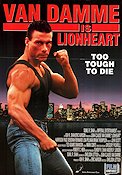 Lionheart 1990 movie poster Jean-Claude Van Damme Sheldon Lettich