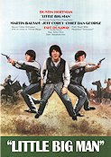 Little Big Man 1970 movie poster Dustin Hoffman Faye Dunaway Chief Dan George Arthur Penn