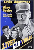 Livet går vidare 1941 movie poster Edvin Adolphson Aino Taube Hasse Ekman