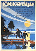 Lördagskvällar 1933 poster Edvard Persson Gideon Wahlberg Skärgård