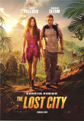 The Lost City 2022 poster Sandra Bullock Channing Tatum Daniel Radcliffe Aaron Nee