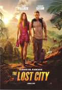 The Lost City 2022 movie poster Sandra Bullock Channing Tatum Daniel Radcliffe Aaron Nee