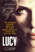 Lucy 2014 poster Scarlett Johansson Morgan Freeman Luc Besson