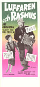 Luffaren och Rasmus 1955 movie poster Åke Grönberg Eskil Dalenius Åke Fridell Rolf Husberg Writer: Astrid Lindgren Production: Sandrews Instruments