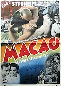 Macao l´enfer du jeu 1942 movie poster Erich von Stroheim Sessue Hayakawa Mireille Balin Henri Guisol Jean Delannoy Asia Gambling