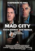 Mad City 1997 movie poster Dustin Hoffman John Travolta Alan Alda Costa-Gavras