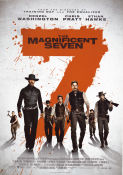 The Magnificent Seven 2016 movie poster Denzel Washington Chris Pratt Ethan Hawke Antoine Fuqua