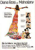 Mahogany 1975 movie poster Diana Ross Billy Dee Williams Anthony Perkins Berry Gordy Musicals