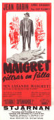 Maigret tend un piege 1958 movie poster Jean Gabin Annie Girardot Olivier Hussenot Jean Delannoy Find more: Maigret
