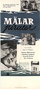 Mälarpirater 1959 movie poster Gunnar Björnstrand Åke Grönberg Thomas Bolme Per G Holmgren Ships and navy Skärgård