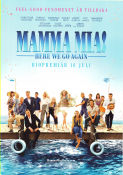 Mamma Mia! Here We Go Again 2018 movie poster Amanda Seyfried Andy Garcia Celia Imrie ABBA Ol Parker Musicals