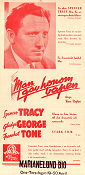They Gave Him a Gun 1937 movie poster Spencer Tracy Gladys George Franchot Tone WS Van Dyke