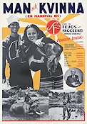 Man och kvinna 1940 movie poster Fejos Skoglund