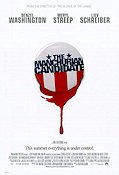 The Manchurian Candidate 2004 movie poster Liev Schreiber Denzel Washington Meryl Streep Jonathan Demme