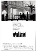 Manhattan 1979 movie poster Diane Keaton Meryl Streep Woody Allen Bridges Romance