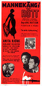 Mannekäng i rött 1958 movie poster Anita Björk Annalisa Ericson Arne Mattsson Find more: Hillman