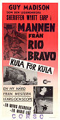 Mannen från Rio Bravo 1966 poster Guy Madison Fernando Sancho Madeleine Lebeau Tulio Demicheli