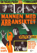 Mannen med ärr-ansiktet 1966 poster Mary Peach Bryant Haliday Norman Wooland Ian Curteis