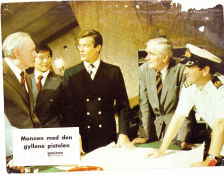 The Man with the Golden Gun 1974 lobby card set Roger Moore Britt Ekland Christopher Lee Guy Hamilton Guns weapons