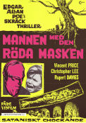 The Oblong Box 1969 movie poster Vincent Price Christopher Lee Alister Williamson Gordon Hessler Writer: Edgar Allan Poe