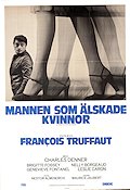 L´homme qui aimait les femmes 1977 poster Charles Denner Francois Truffaut