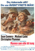 The Man Who Would Be King 1975 movie poster Sean Connery Michael Caine Christopher Plummer John Huston