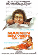 Mannen som visste för lite 1984 poster Dudley Moore Nastassja Kinski Armand Assante Howard Zieff Damer