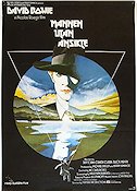 The Man Who Fell to Earth 1976 movie poster David Bowie Rip Torn Mountains Rock and pop