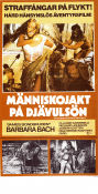 Människojakt på djävulsön 1979 poster Barbara Bach Claudio Cassinelli Richard Johnson Sergio Martino